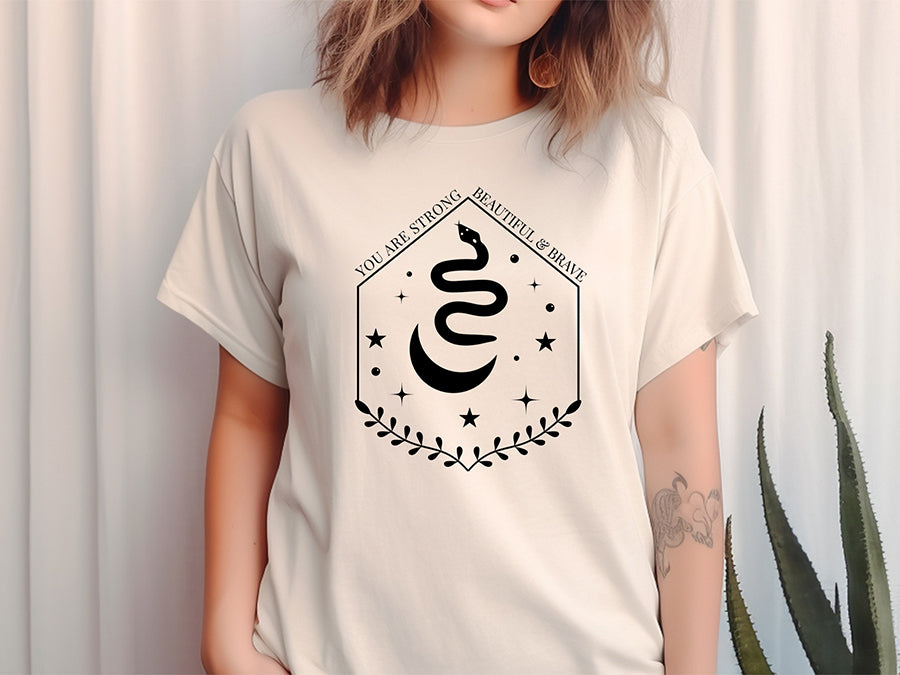 You Are Strong Beautiful & Brave - SVG Boho