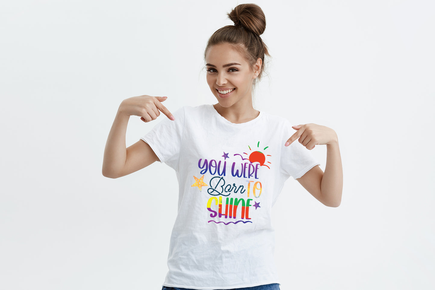 You Were Born To Shine, Summer Sublimation PNG