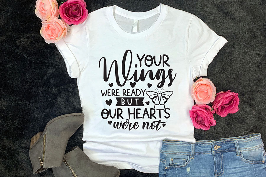 Your Wings Were Ready - Butterfly Quote SVG