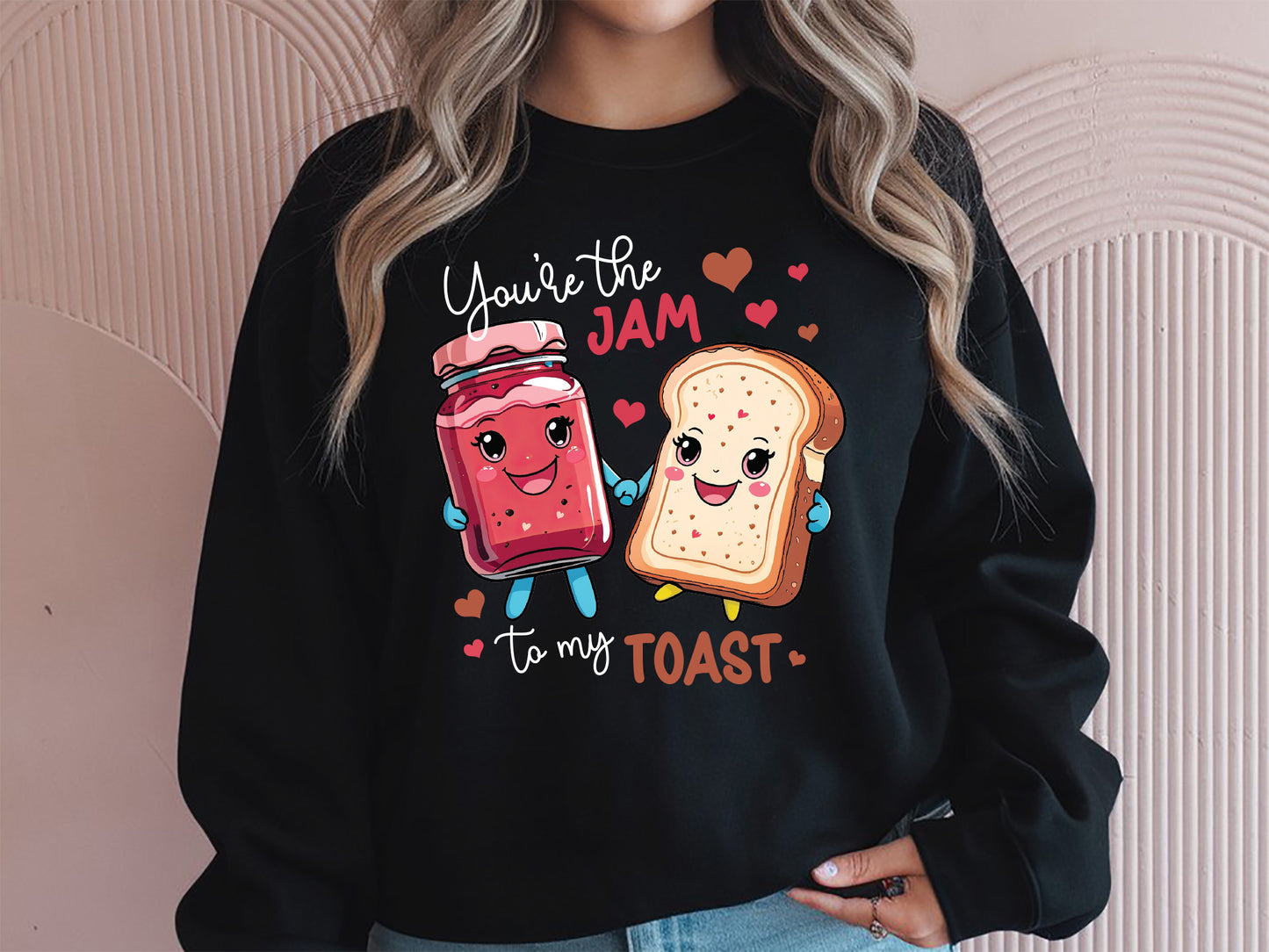 You're The Jam To My Toast, Funny Valentine's Day Food PNG