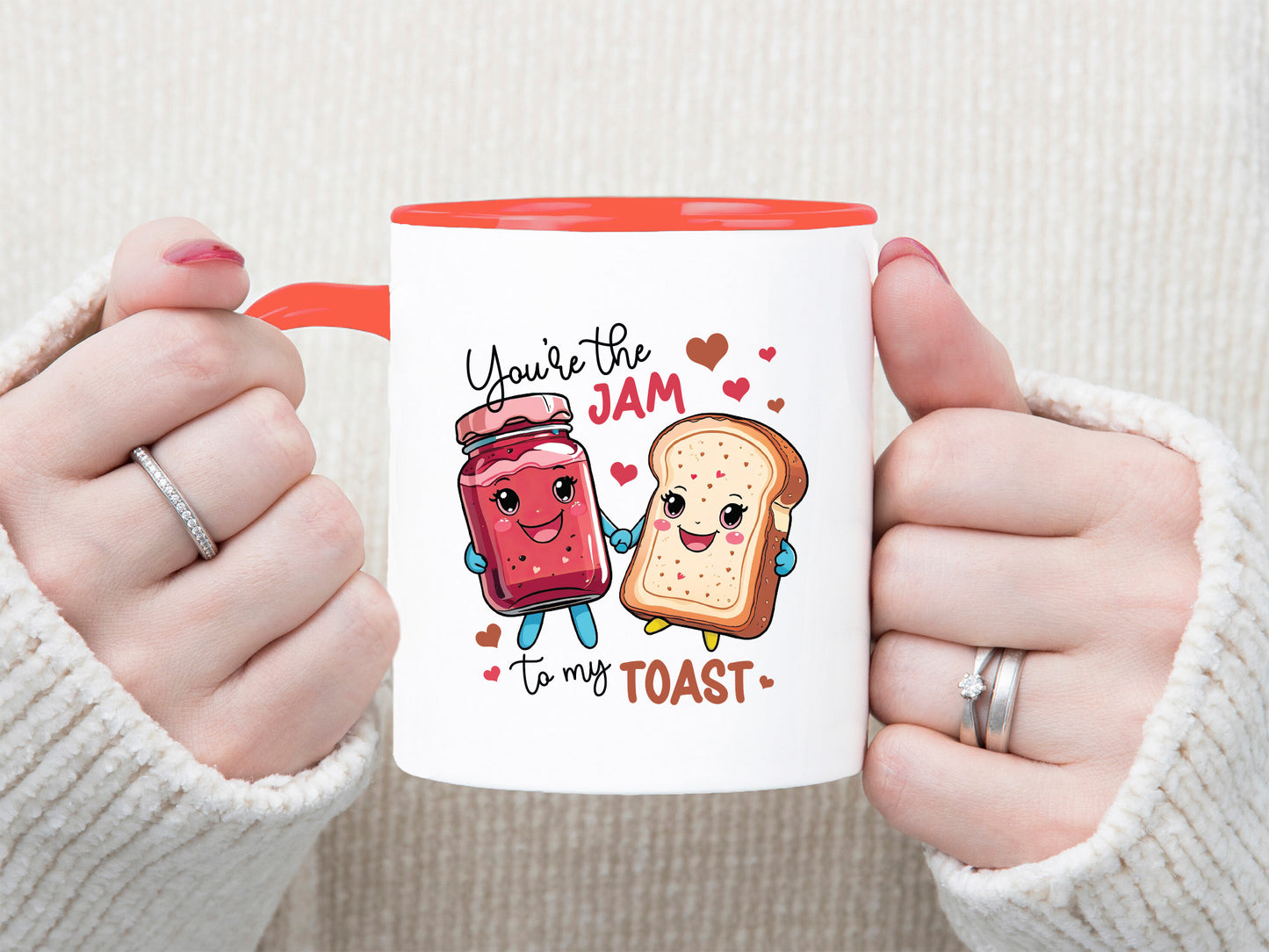 You're The Jam To My Toast, Funny Valentine's Day Food PNG