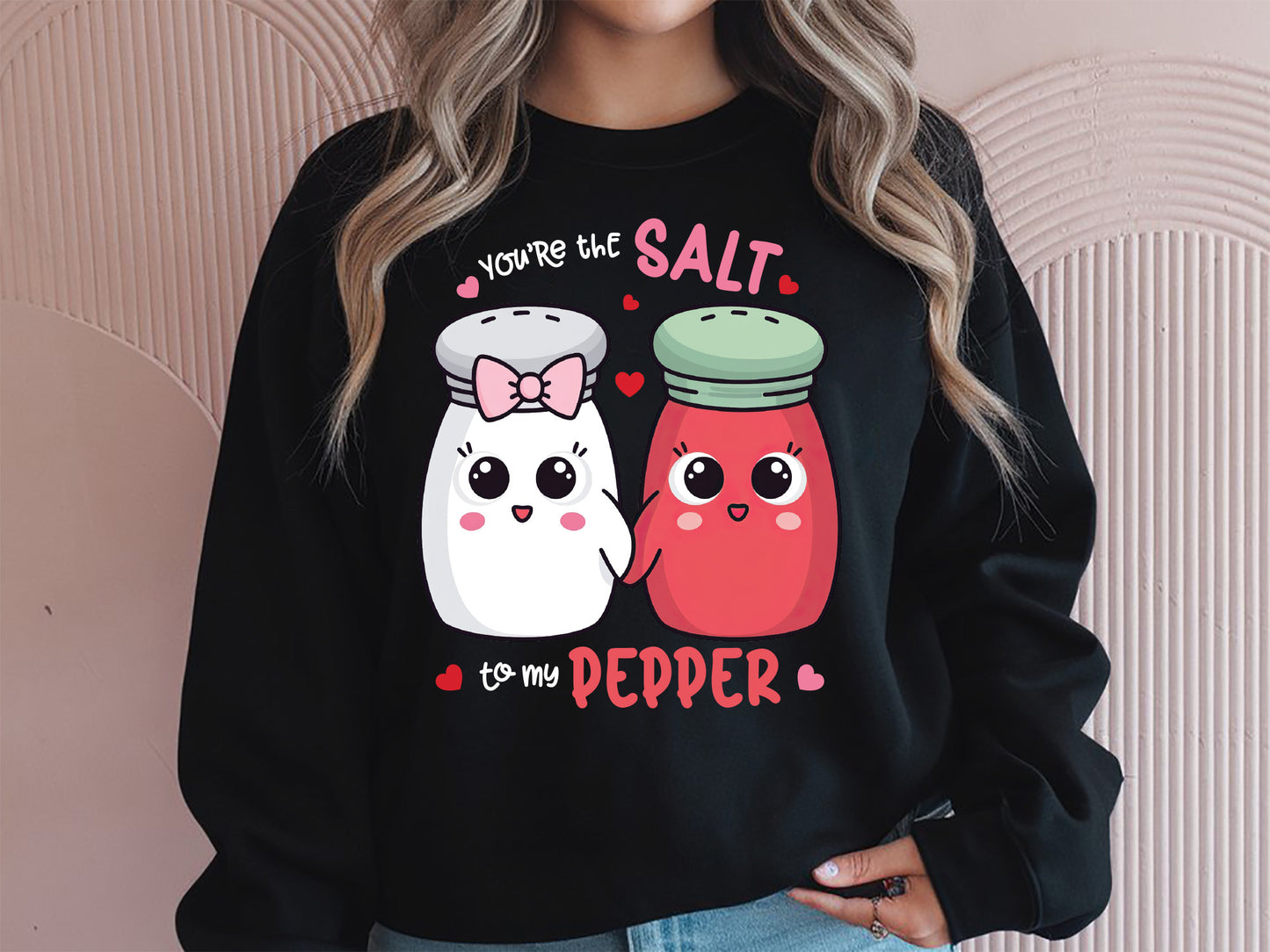 You're the Salt to My Pepper, Valentines Food Funny PNG