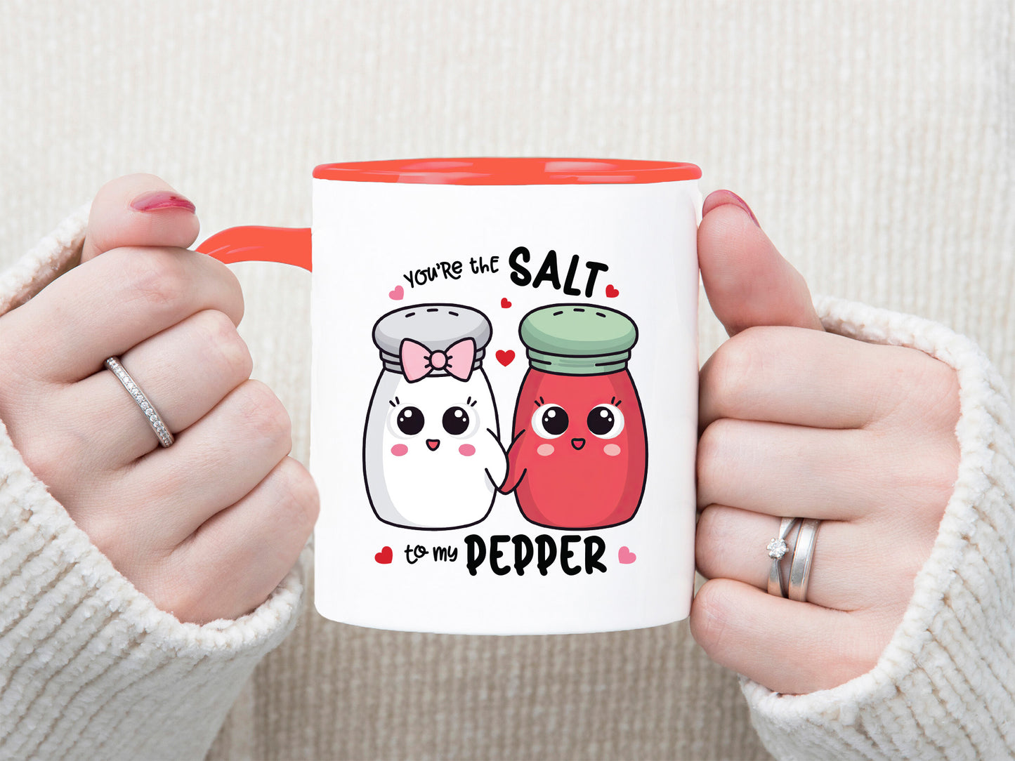 You're the Salt to My Pepper, Valentines Food Funny PNG