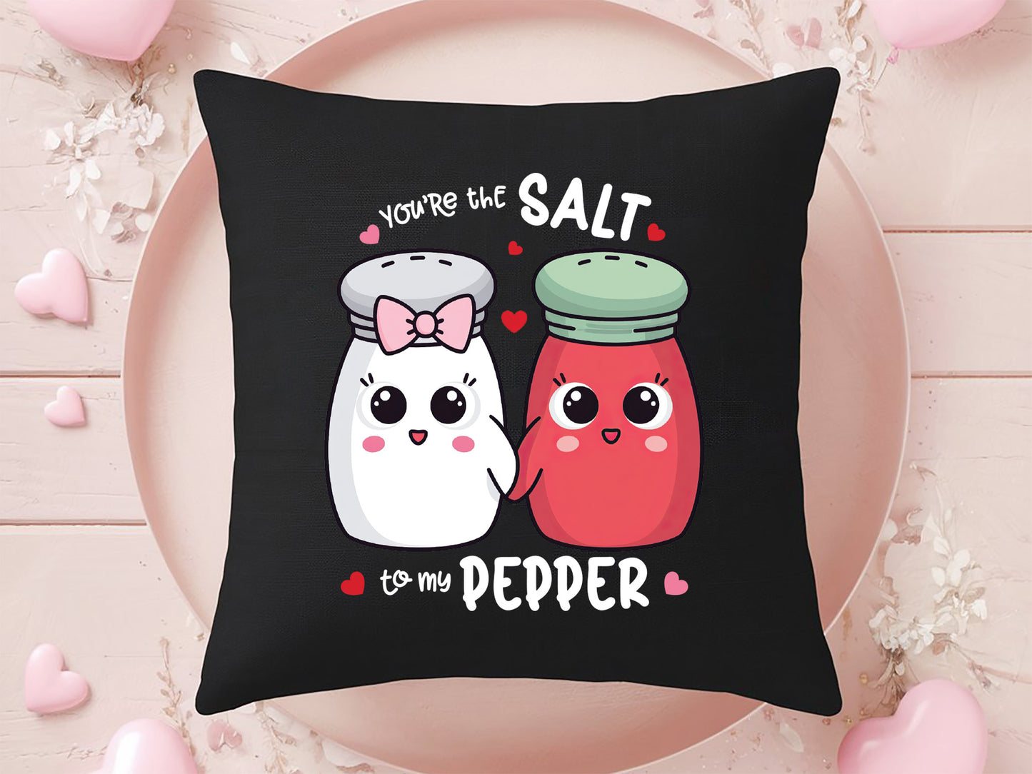 You're the Salt to My Pepper, Valentines Food Funny PNG