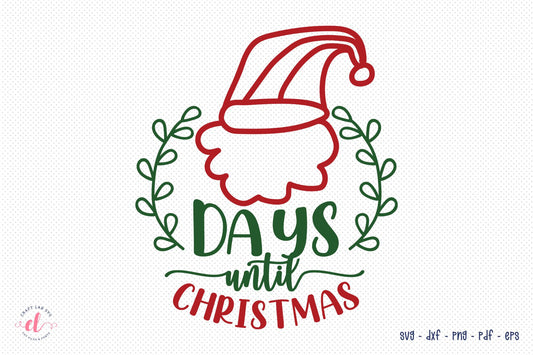 Days Until Christmas | Free Christmas SVG