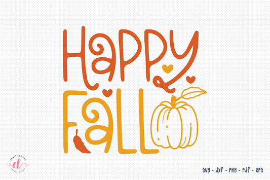 Fall SVG | Happy Fall | Autumn SVG