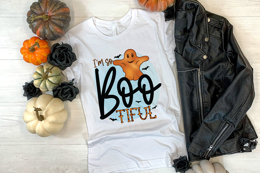 Halloween Sublimation Design - I'm So Boo Tiful