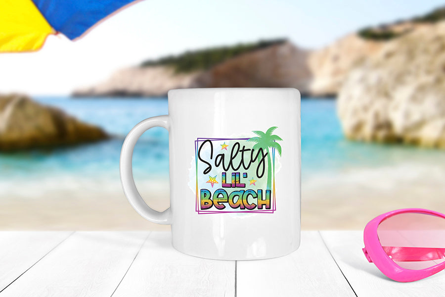 Beach Sublimation Design | Salty Lil Beach