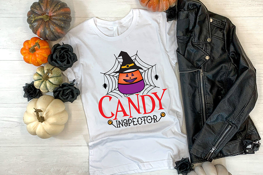 Halloween PNG Sublimation, Candy Inspector