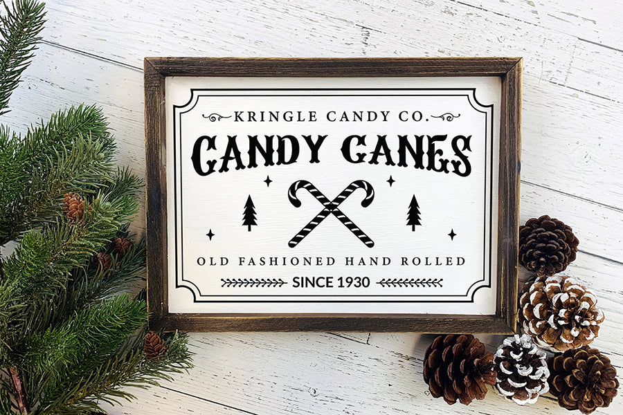 Kringle Candy Co, Farmhouse Christmas SVG