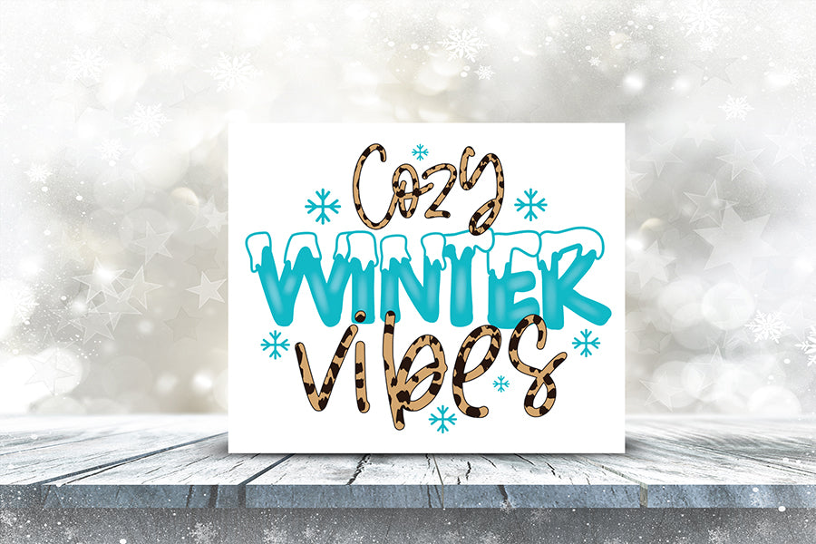 Cozy Winter Vibes PNG Sublimation