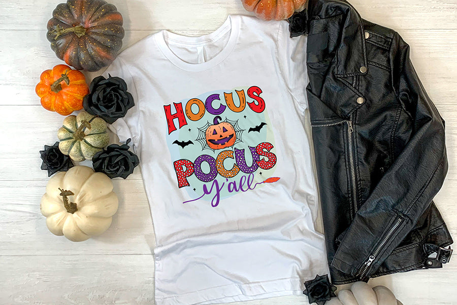 Hocus Pocus Y'all | Halloween Sublimation Design