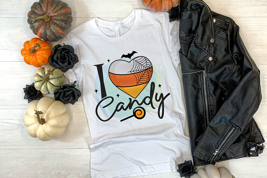 Halloween Sublimation Design | I Love Candy