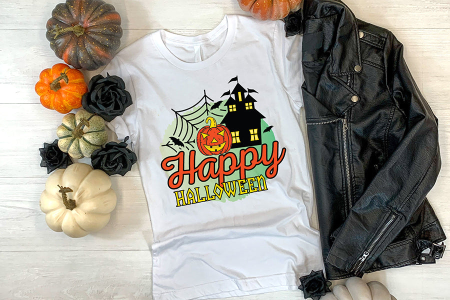 Halloween Sublimation Design - Happy Halloween