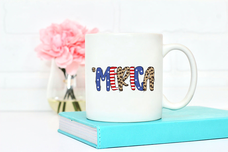 4th of July PNG Sublimation Design - Merica