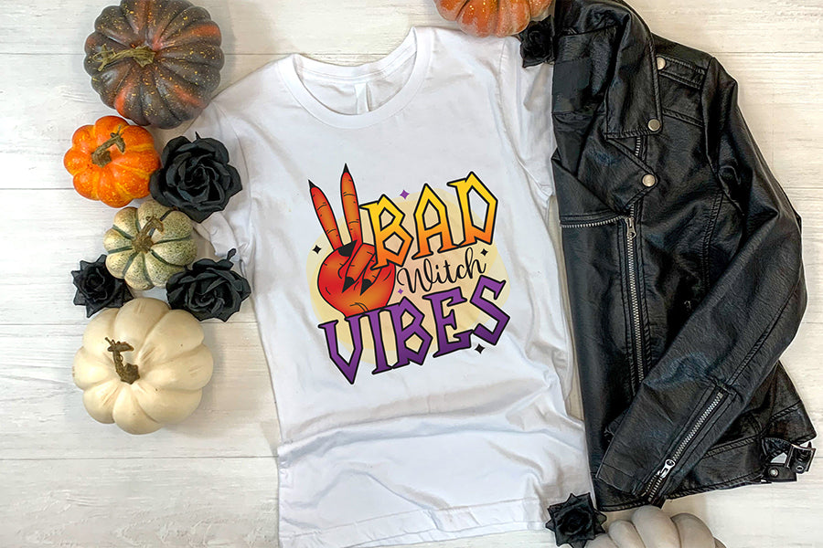 Halloween Sublimation Design - Bad Witch Vibes