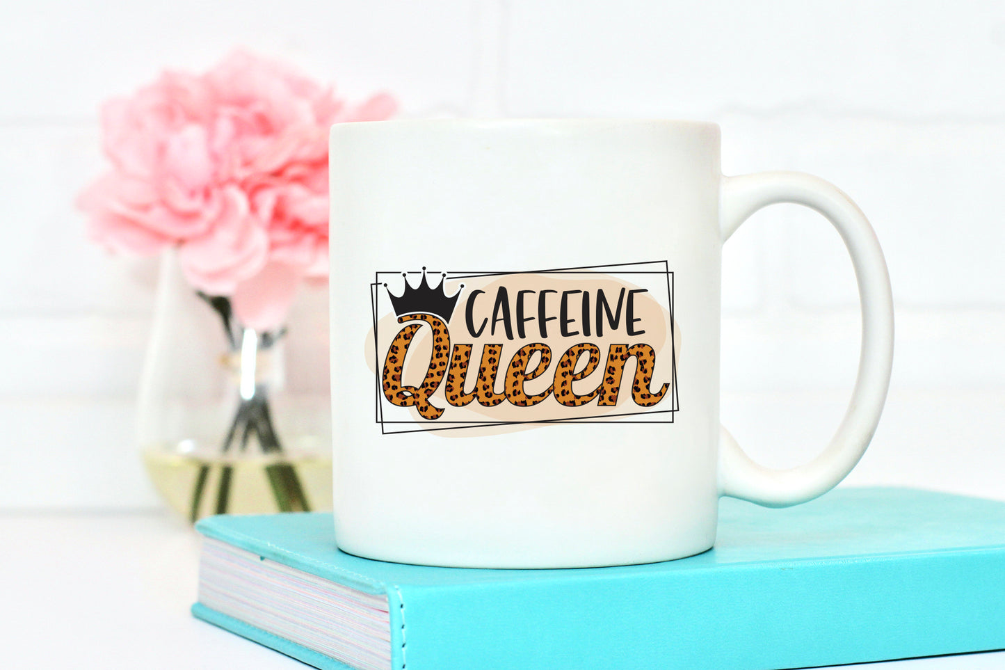 Caffeine Queen, Coffee PNG Sublimation