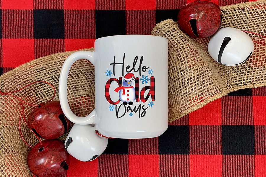 Hello Cold Days, Winter PNG Sublimation