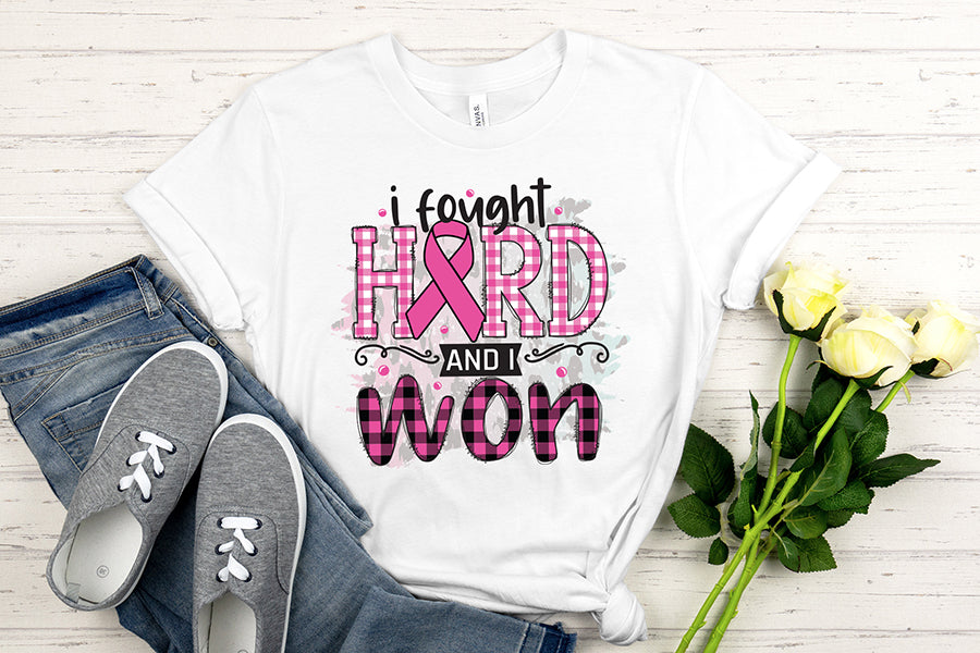 I Fought Hard and I Won, Breast Cancer PNG