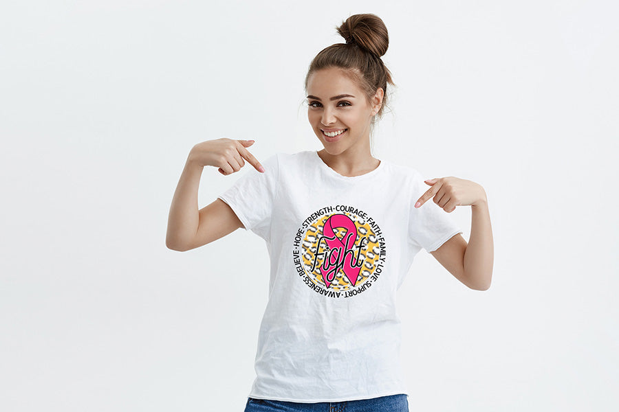Breast Cancer Awareness Sublimation PNG