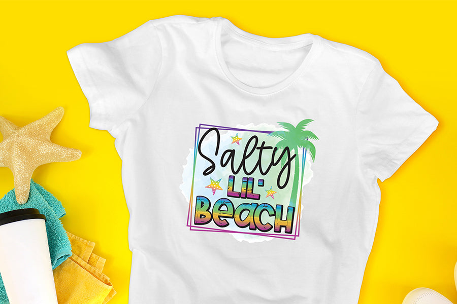 Beach Sublimation Design | Salty Lil Beach