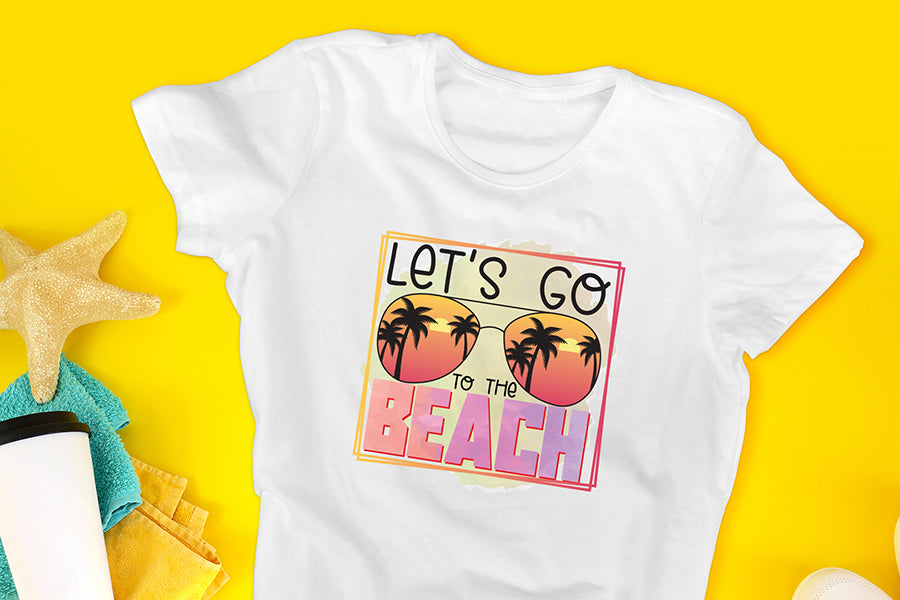 Beach Sublimation Design, Let's Go to the Beach
