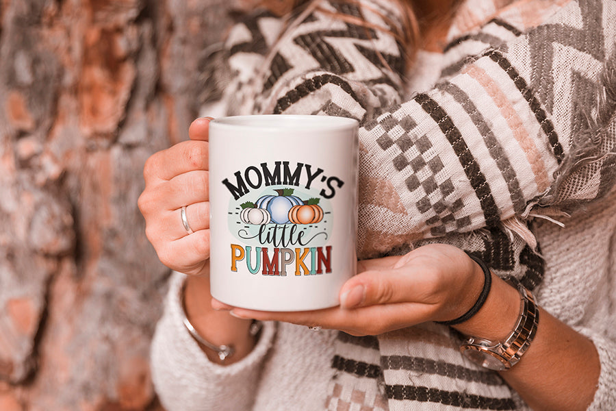 Fall Sublimation Design, Mommy's Little Pumpkin