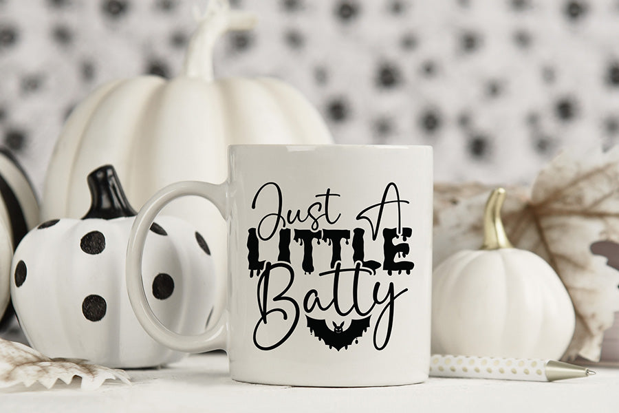 Just a Little Batty SVG - Halloween SVG