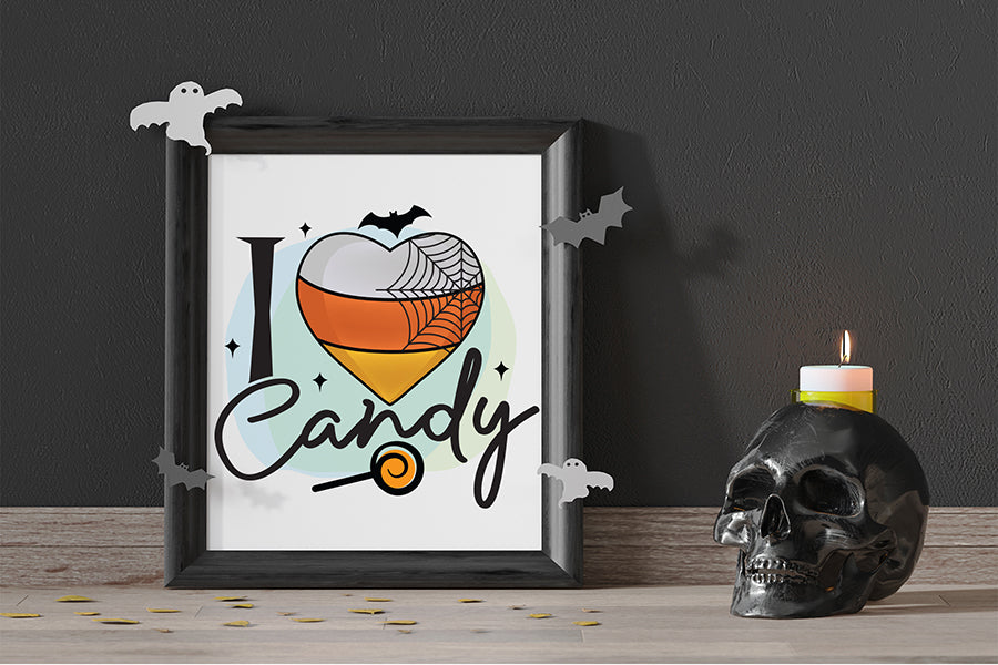Halloween Sublimation Design | I Love Candy