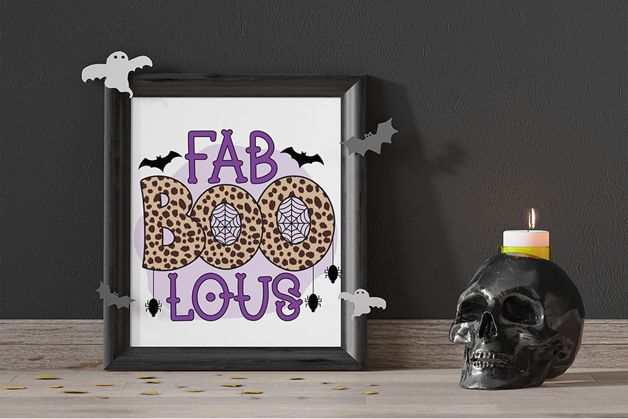 Halloween PNG Sublimation - Fab Boo Lous