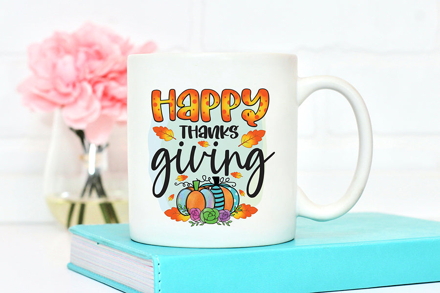 Happy Thanks Giving Sublimation Design