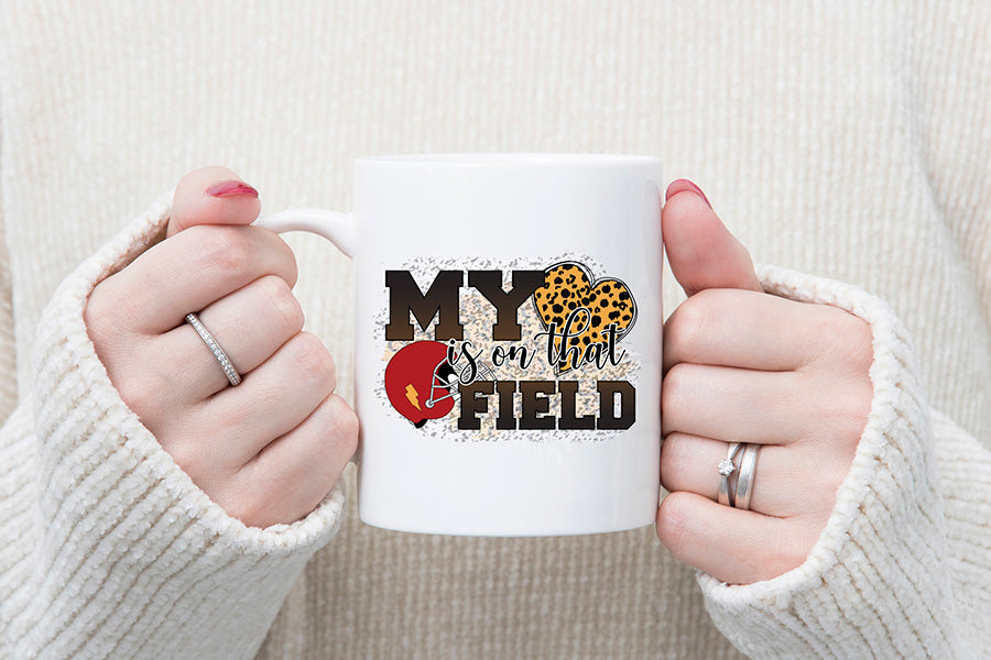 My Heart is on That Field, Football PNG Sublimation
