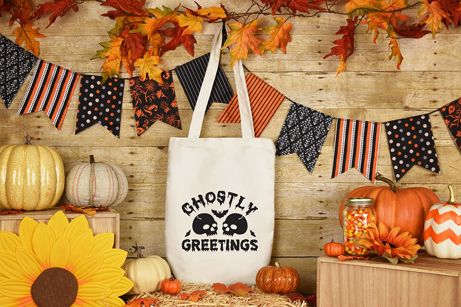 Ghostly Greetings SVG - Halloween SVG