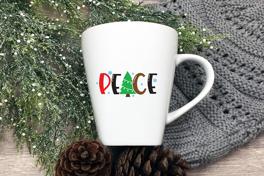 Peace SVG, Christmas SVG Cut File