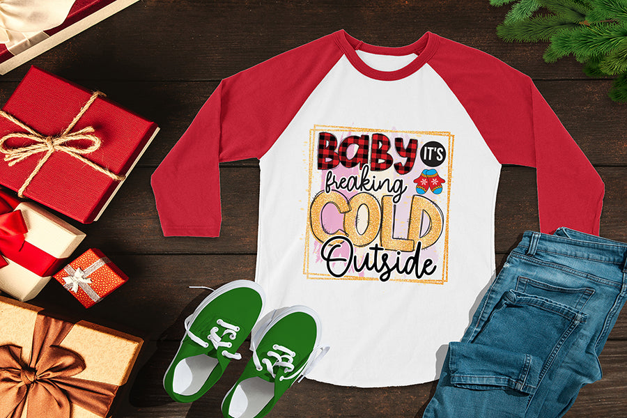 Baby It's Freaking Cold Outside PNG Sublimation