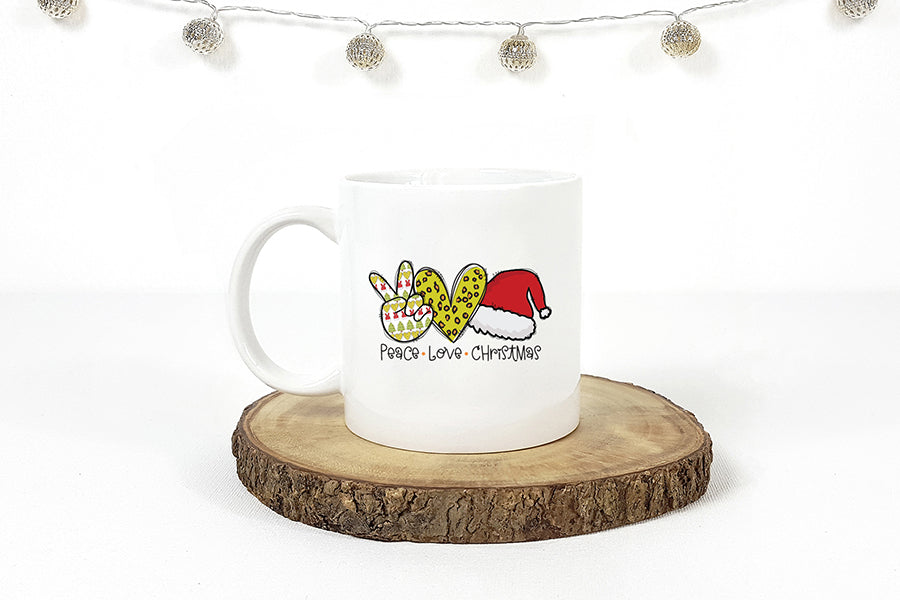 Peace Love Christmas PNG Sublimation