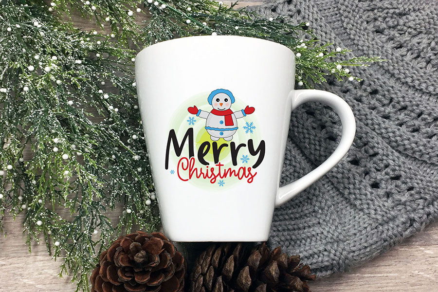 Merry Christmas, Snowman PNG Sublimation