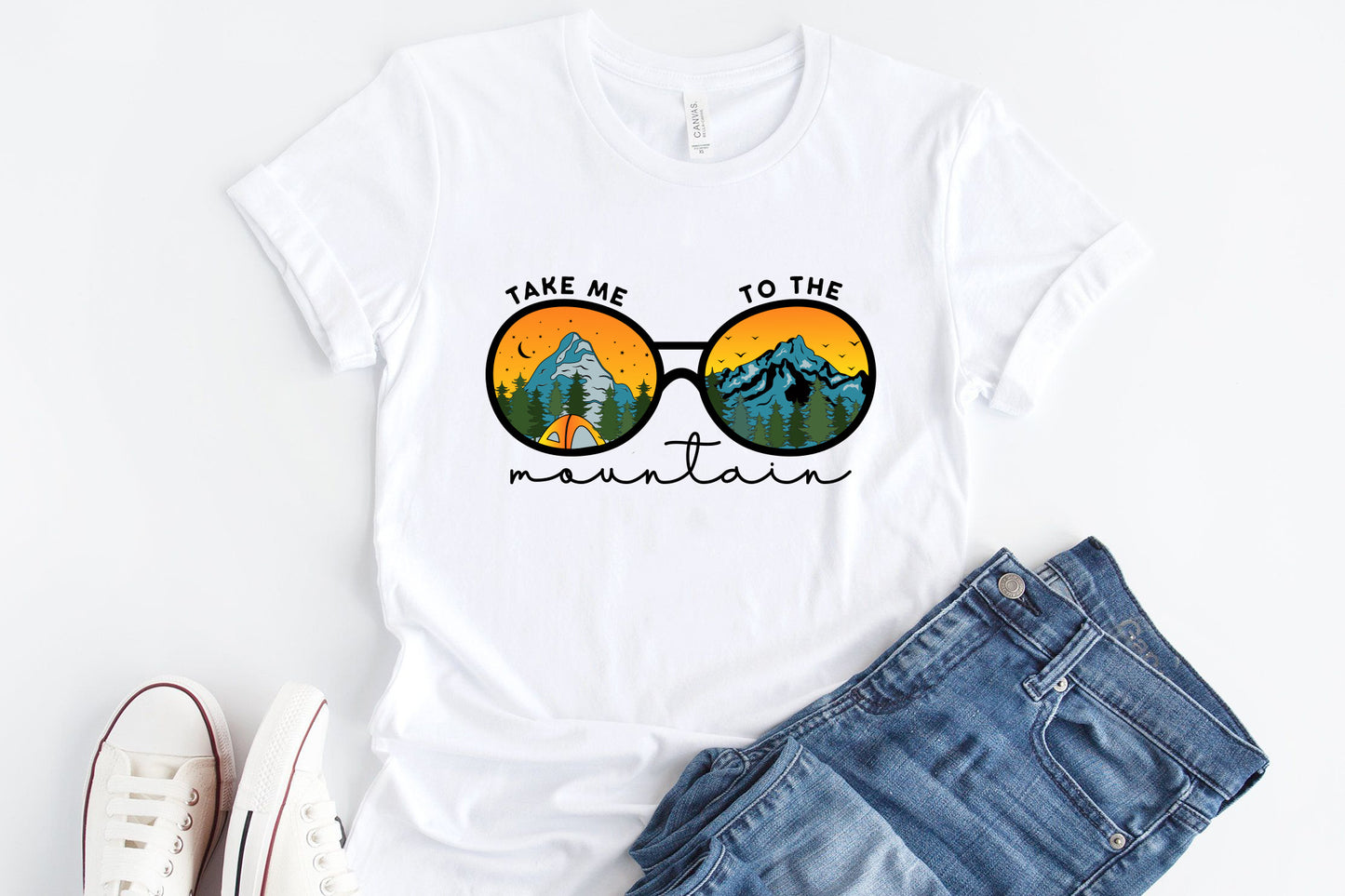 Outdoor Life PNG, Take Me to the Mountain