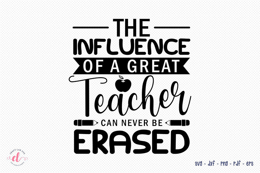 The Influence of a Great Teacher SVG