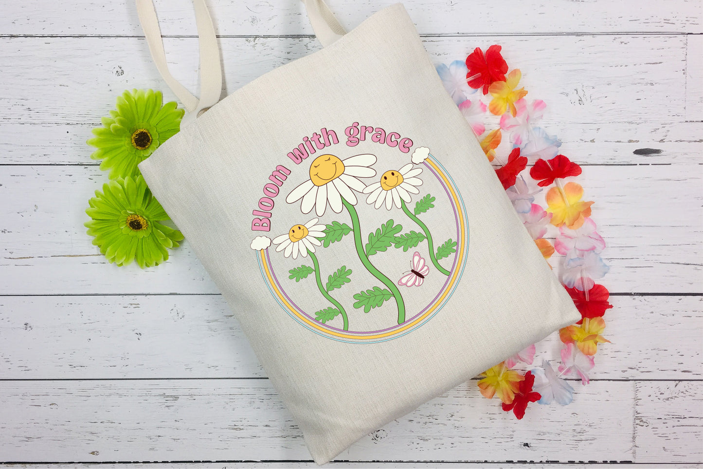 Retro Spring Sublimation Design | Bloom with Grace