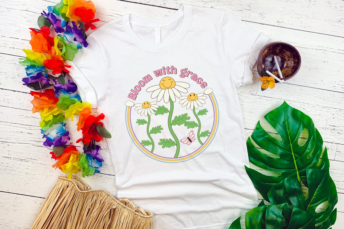 Retro Spring Sublimation Design | Bloom with Grace