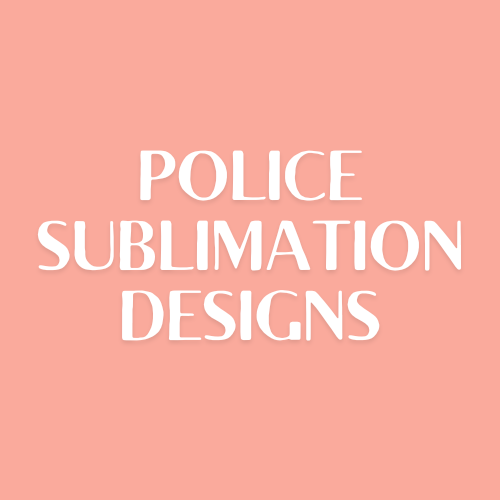 Police Sublimation Designs