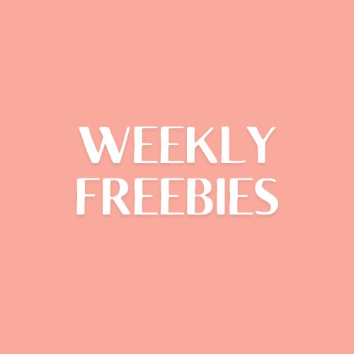 Weekly Freebie