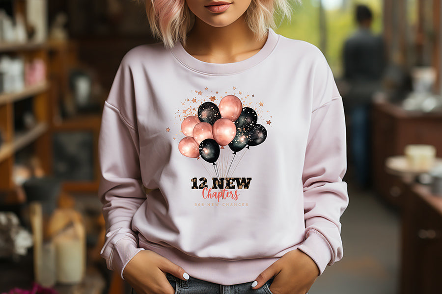 12 New Chapters 365 New Chances PNG, New Year T Shirt