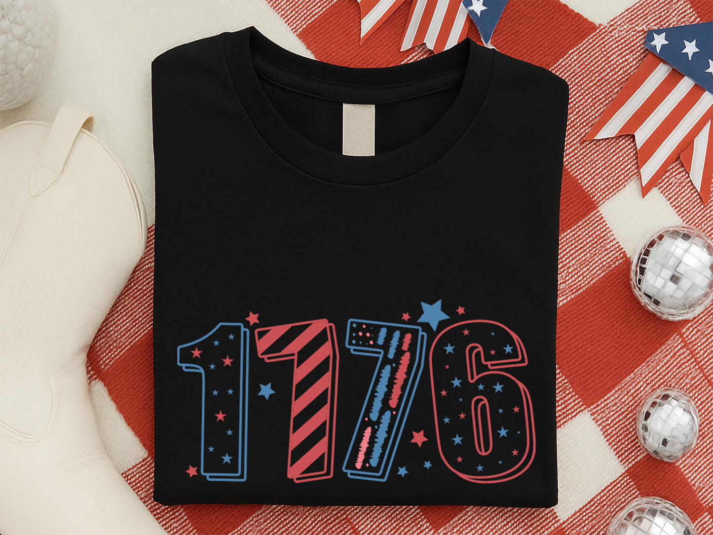 1776, 4th of July SVG File for Cricut
