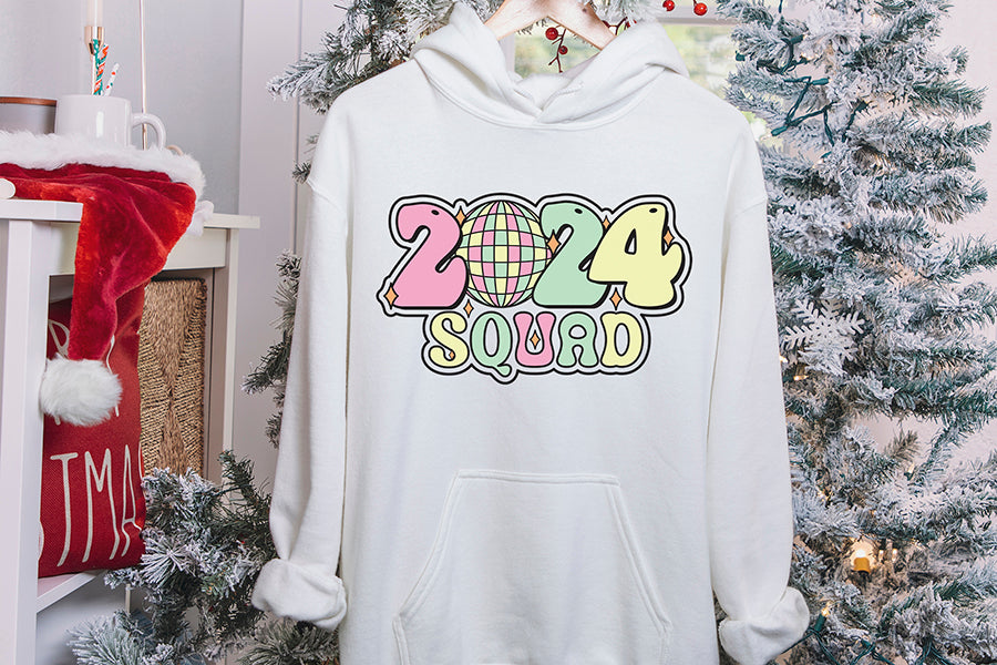 2024 Squad Sublimation - Retro New Year's Eve Shirt