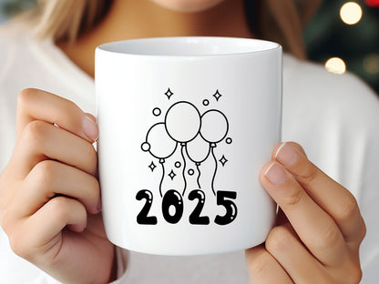 2025 - Happy New Year SVG Design