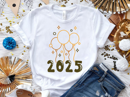 2025 - Happy New Year SVG Design