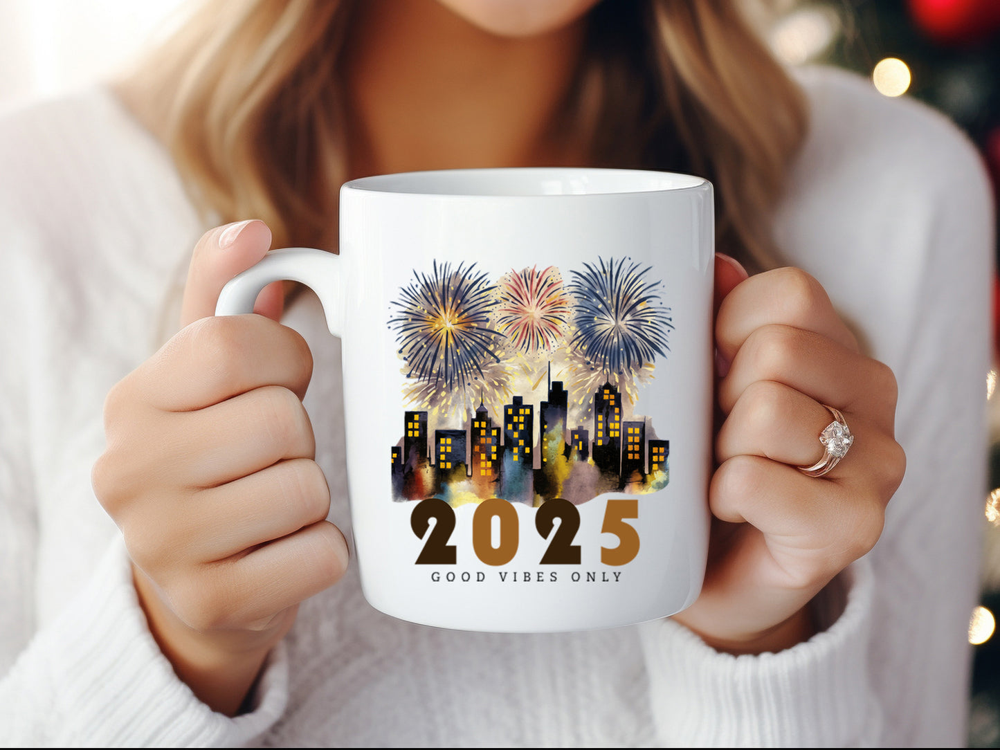 2025 Good Vibes Only - Happy New Year Sublimation