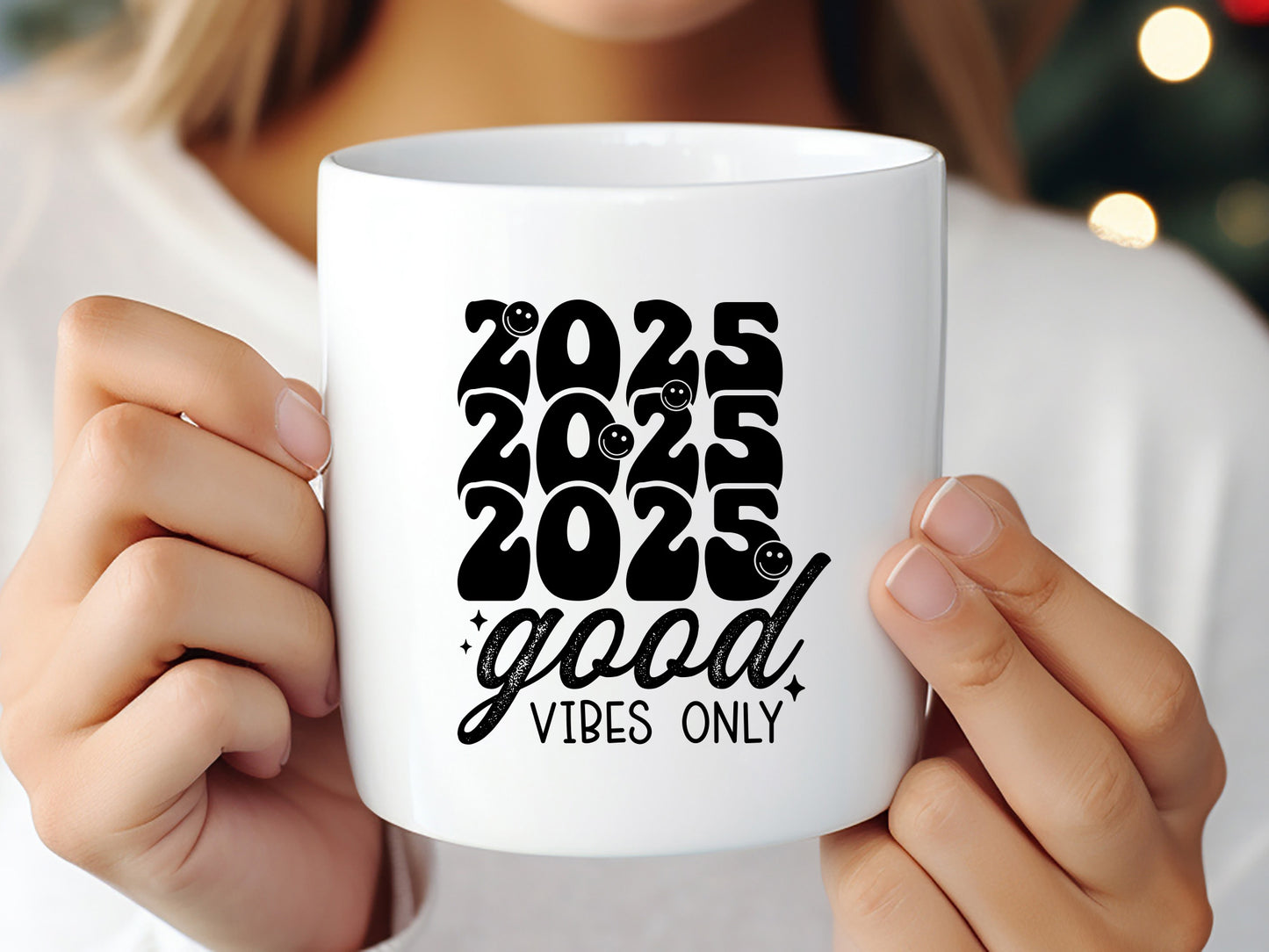 2025 Good Vibes Only - New Year SVG File